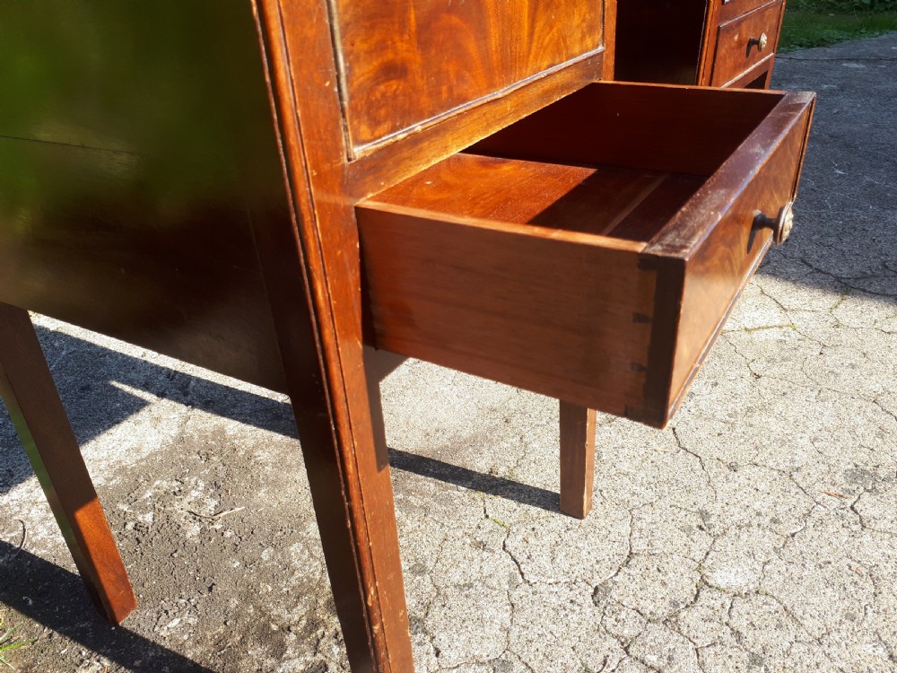Pair of early 20th century mahogany bedside cabinets View IV