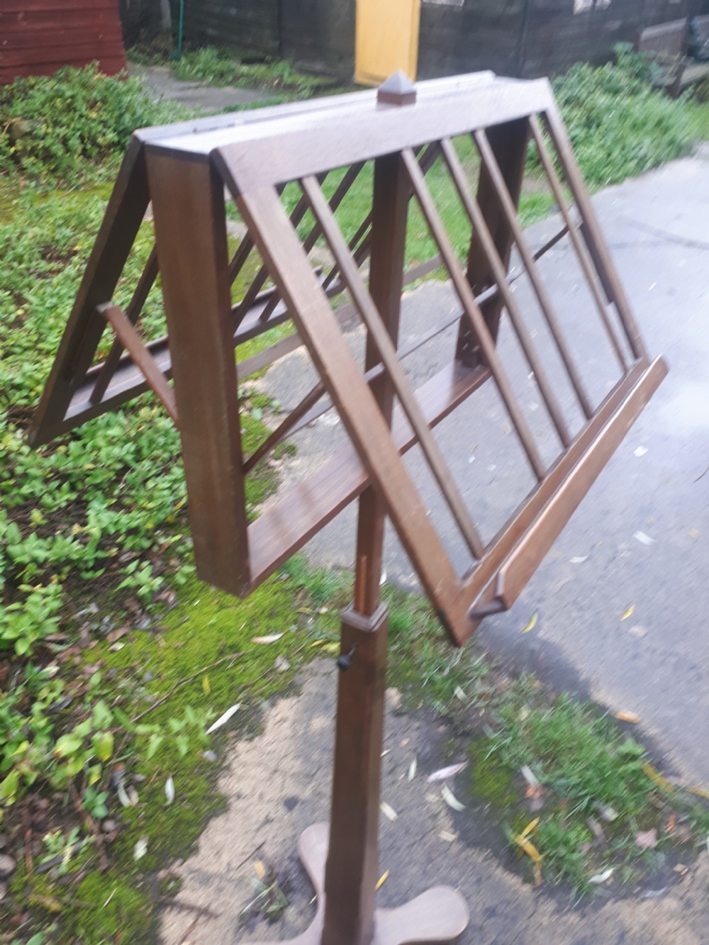 Art Deco adjustable duet music stand  View IV