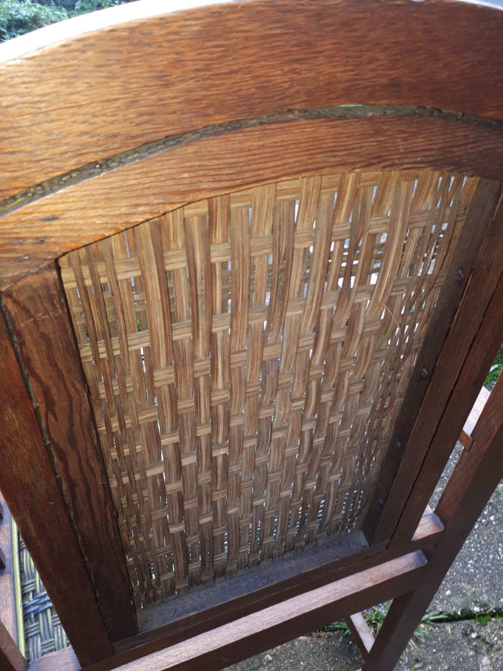 Interesting and unusual arts and crafts armchair View IV