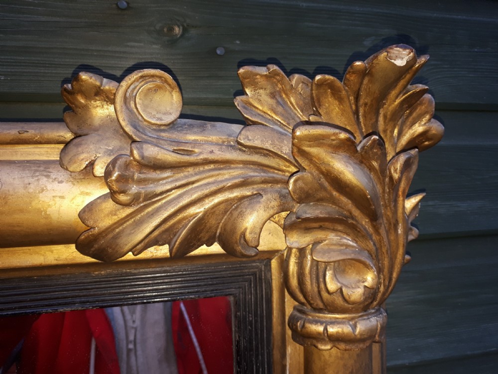 19th century gilt frame wall mirror  View IV