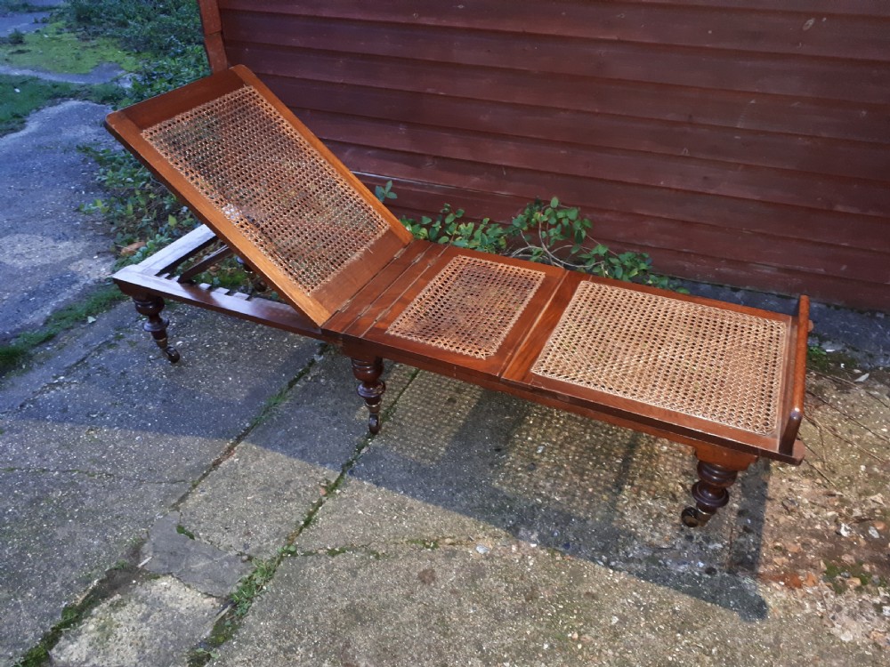 19th century campaign folding bed