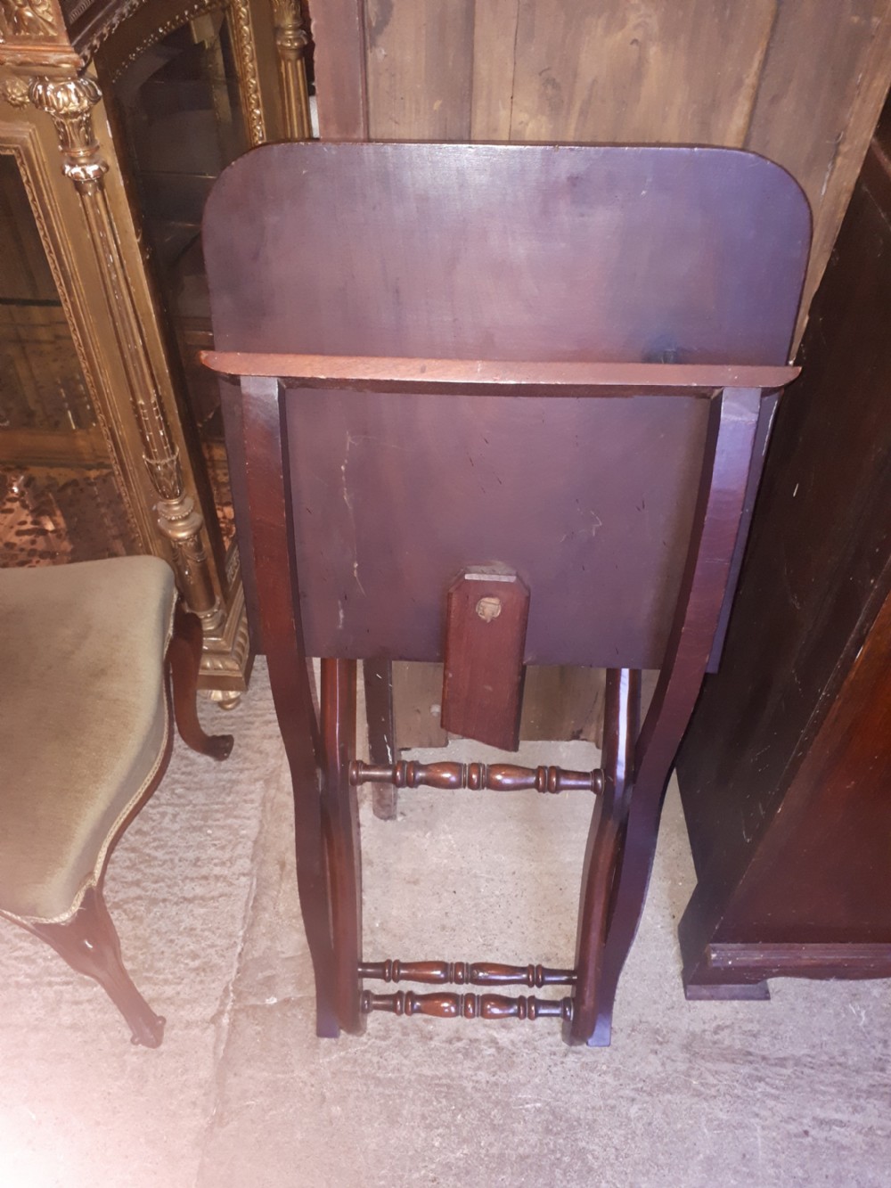 Regency Cuban mahogany coaching table View III