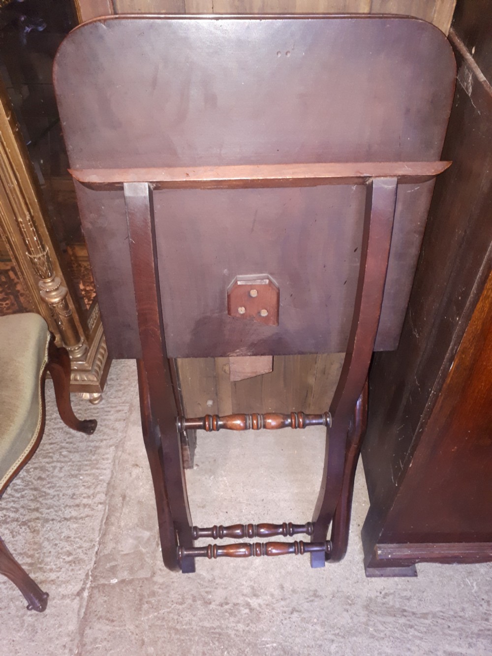 Regency Cuban mahogany coaching table View IV