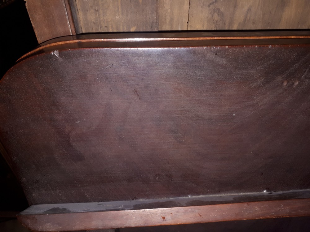 Regency Cuban mahogany coaching table View V