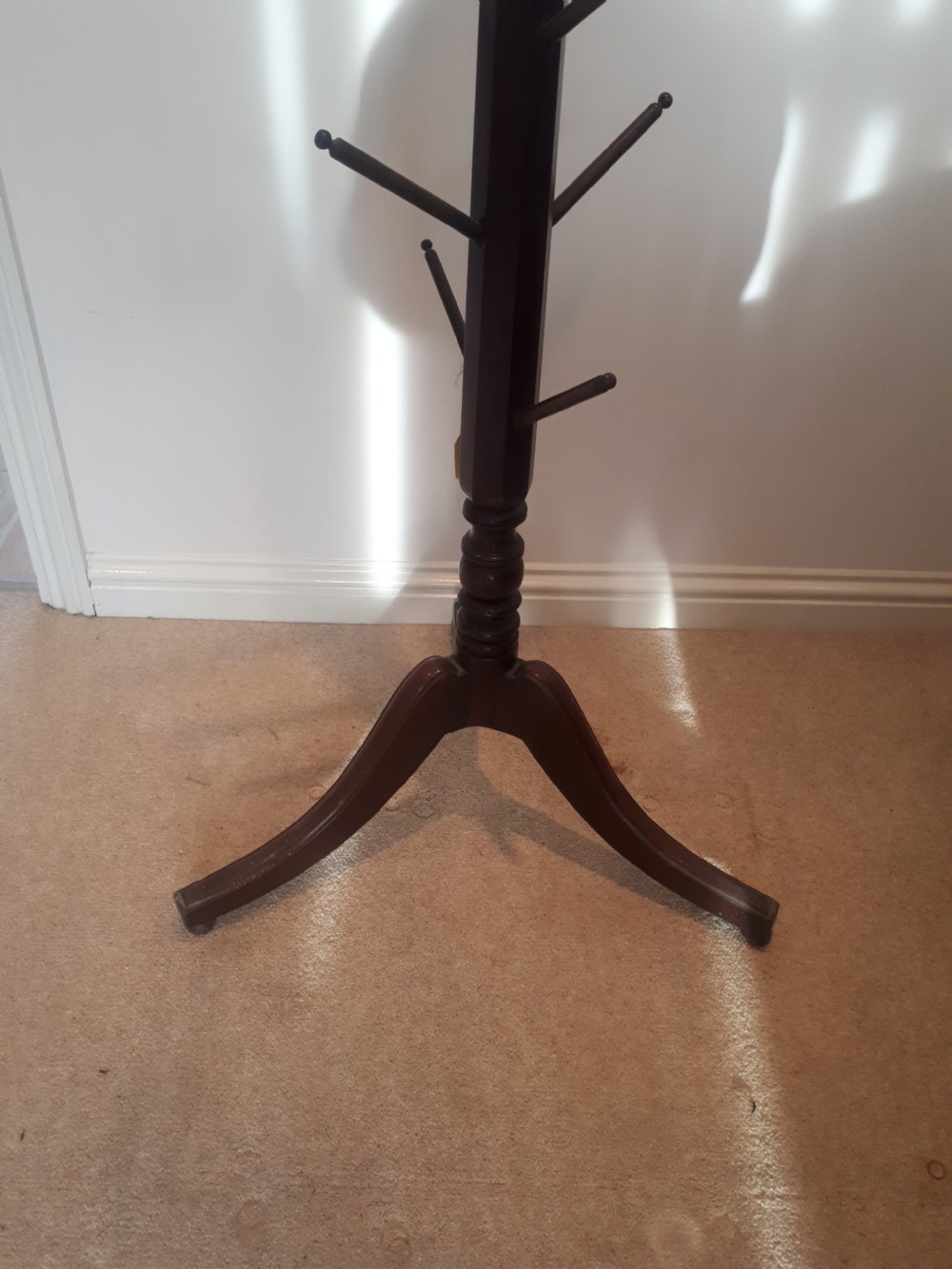 Regency mahogany hat stand View II