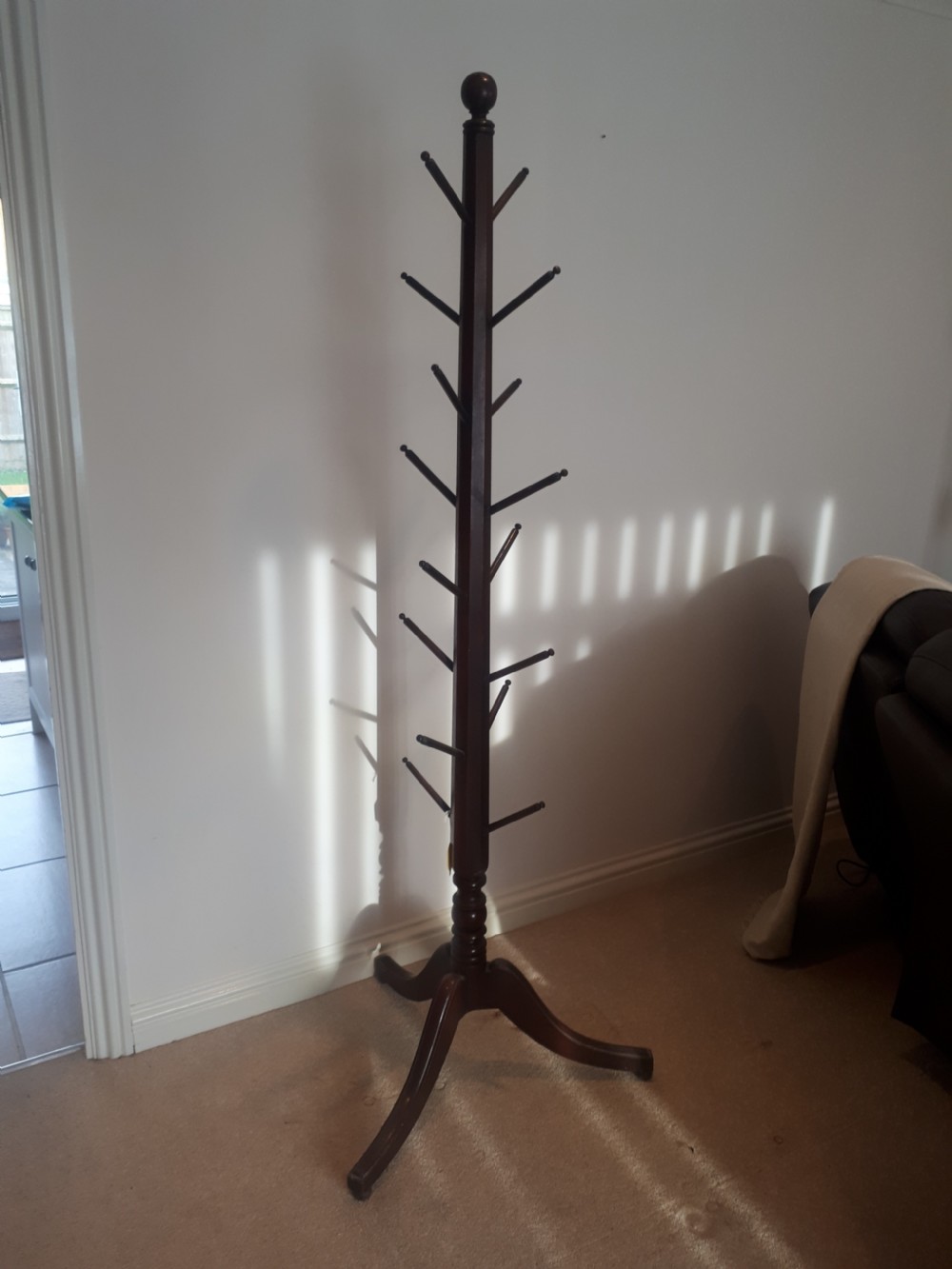 Regency mahogany hat stand View V