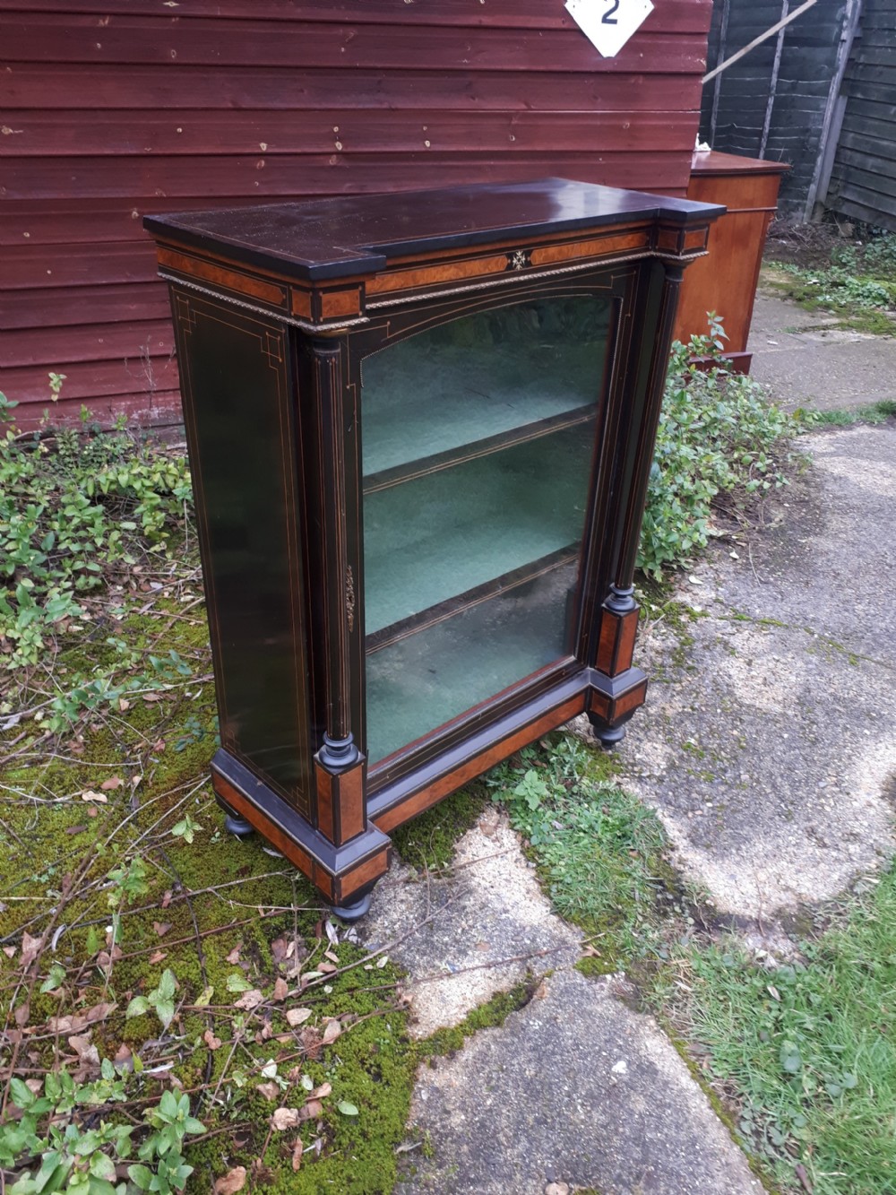Victorian  inaid pier cabinet