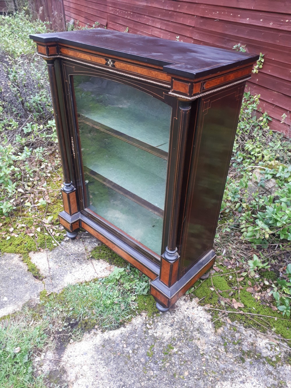 Victorian  inaid pier cabinet View III