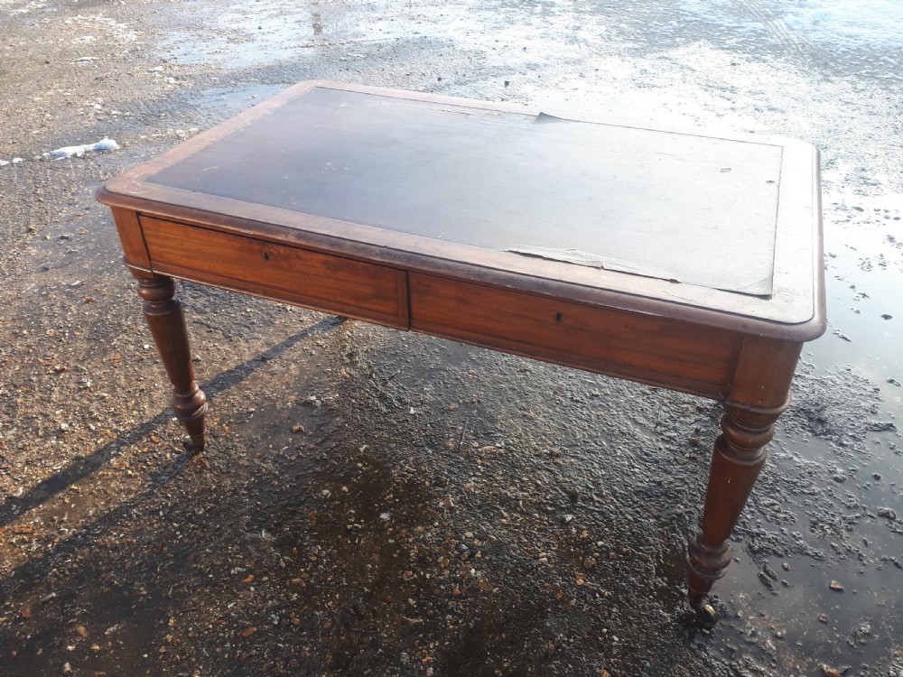 Mahogany  partners writing table by Cope & Collinson View II
