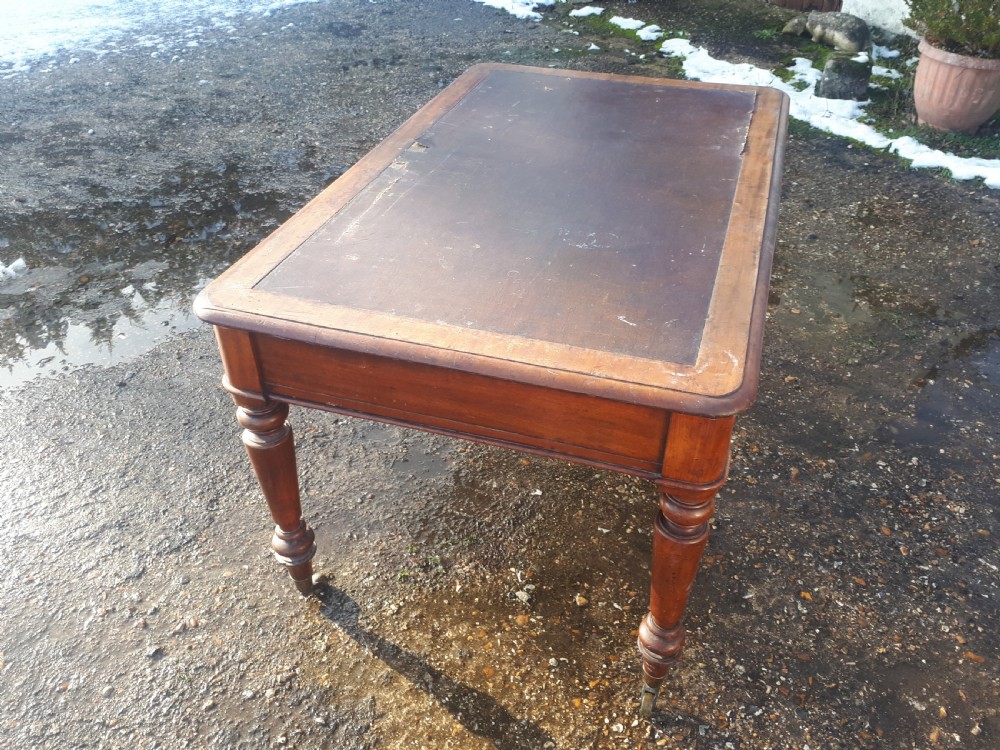 Mahogany  partners writing table by Cope & Collinson View III