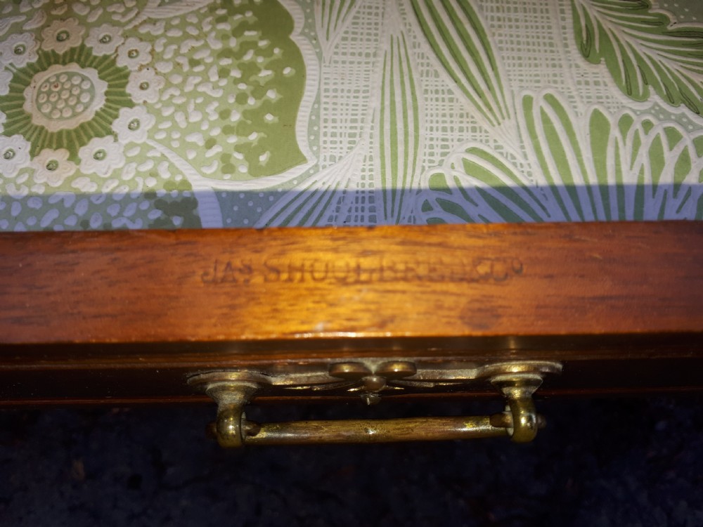 Neat late Victorian marble top hall table.Makers stamp. View IV