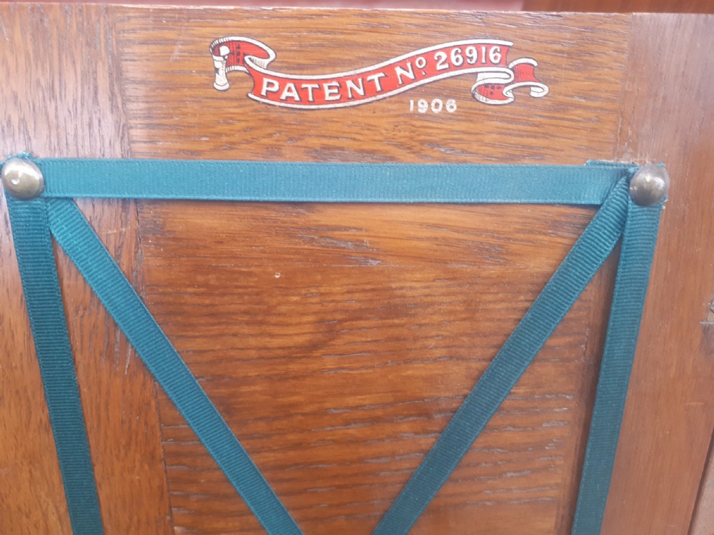 Edwardian  oak writing desk.  View III