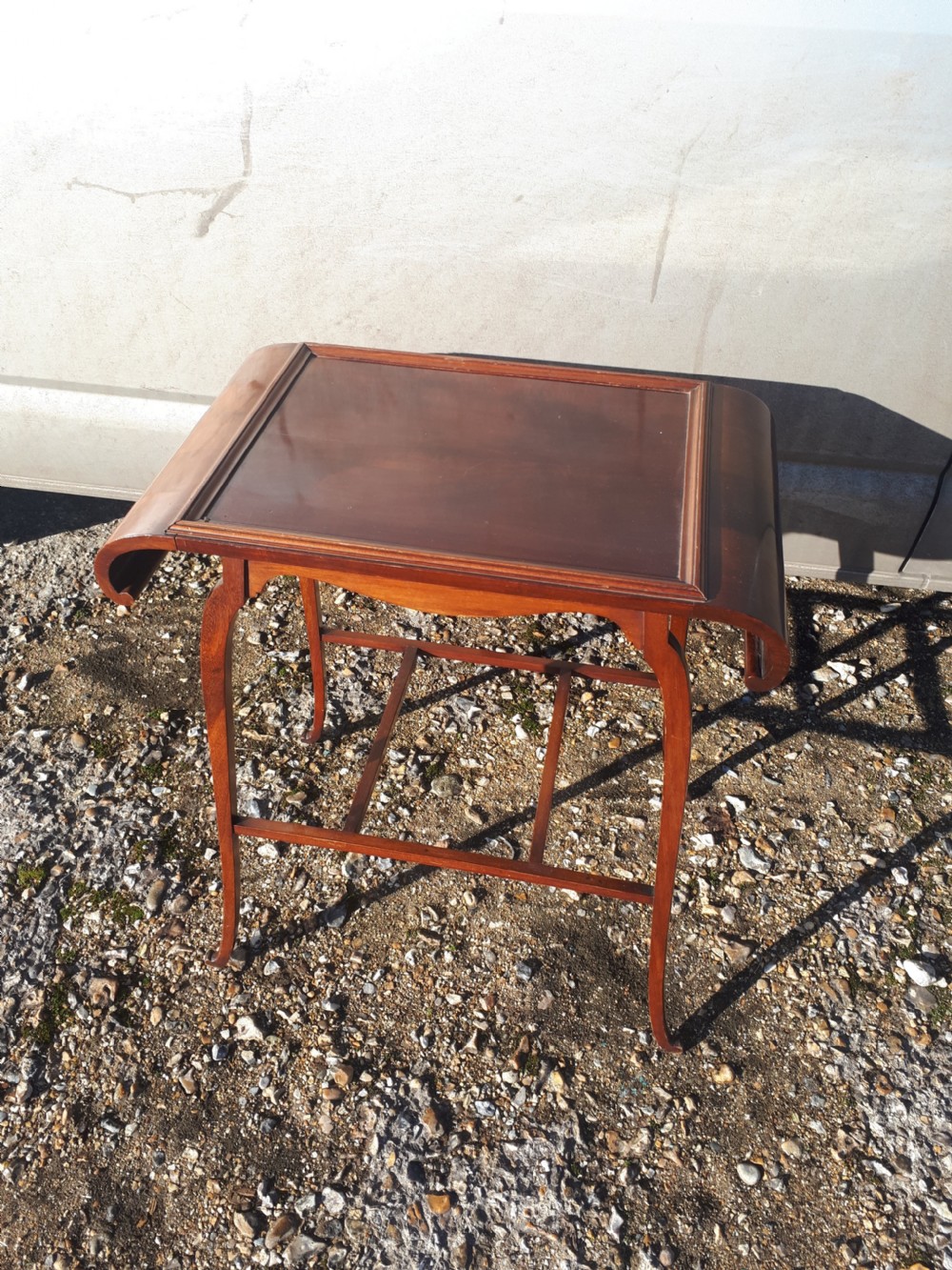 Elegant  mahogany  aesthetic movement occasional  table. 