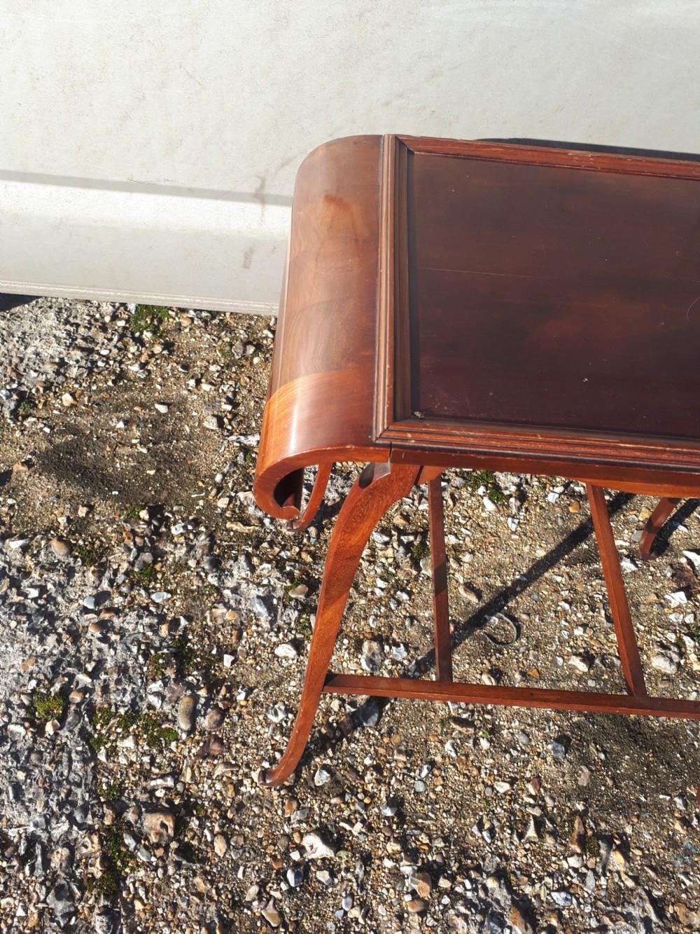 Elegant  mahogany  aesthetic movement occasional  table.  View III