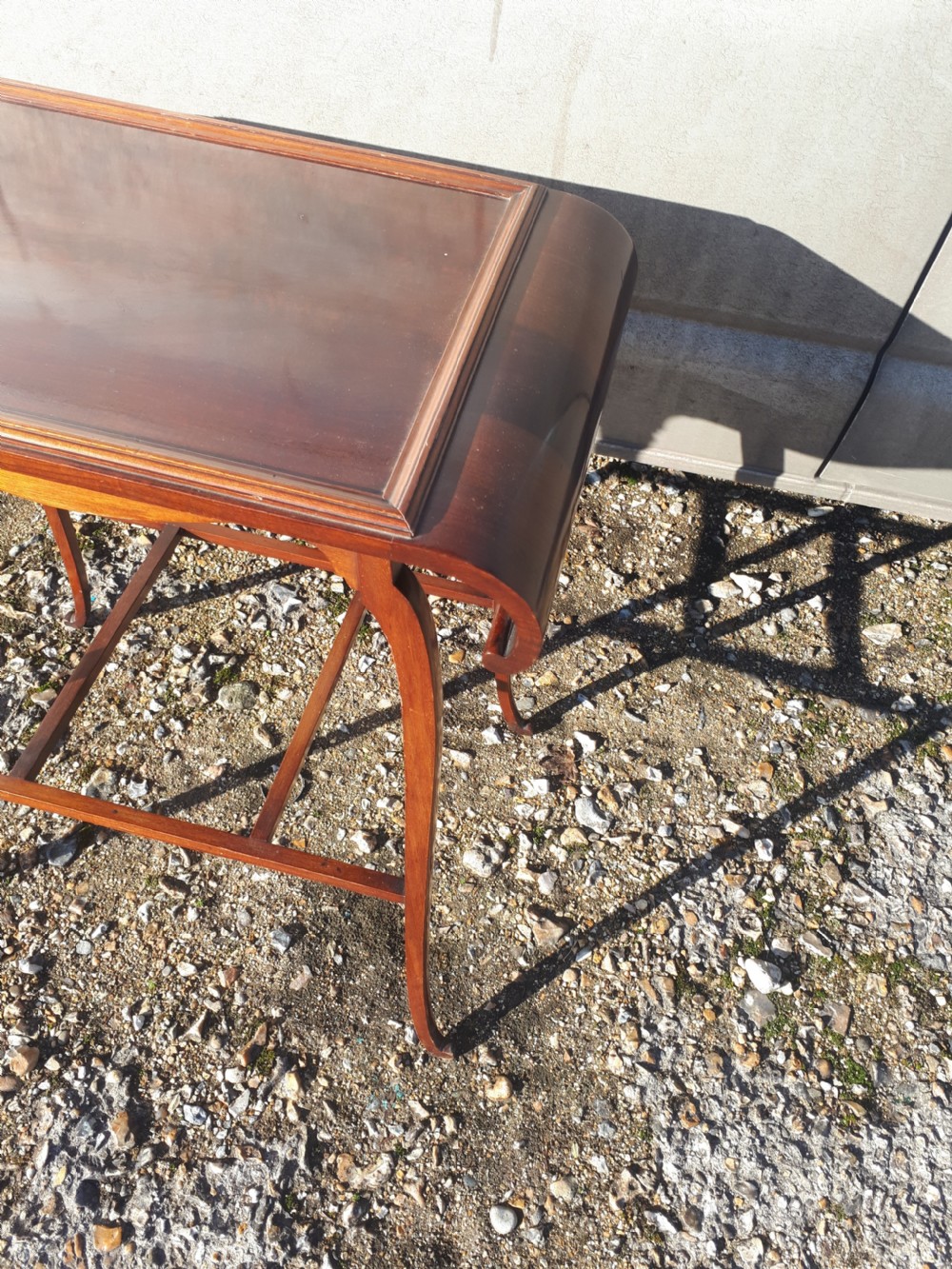 Elegant  mahogany  aesthetic movement occasional  table.  View IV