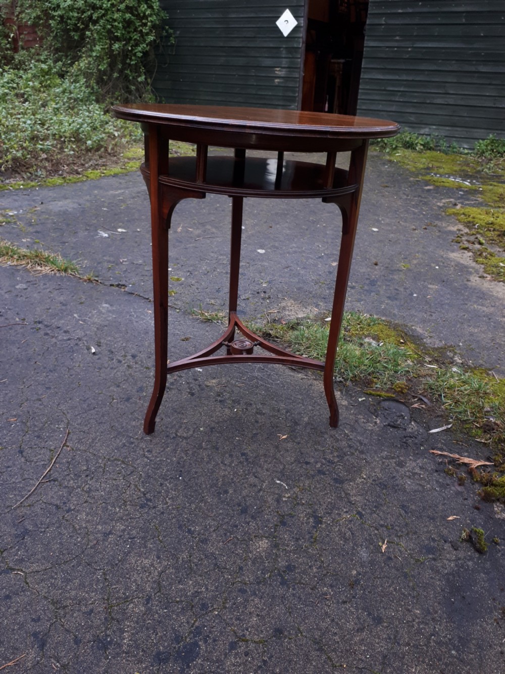 Late Victorian rosewood occasional table  View II