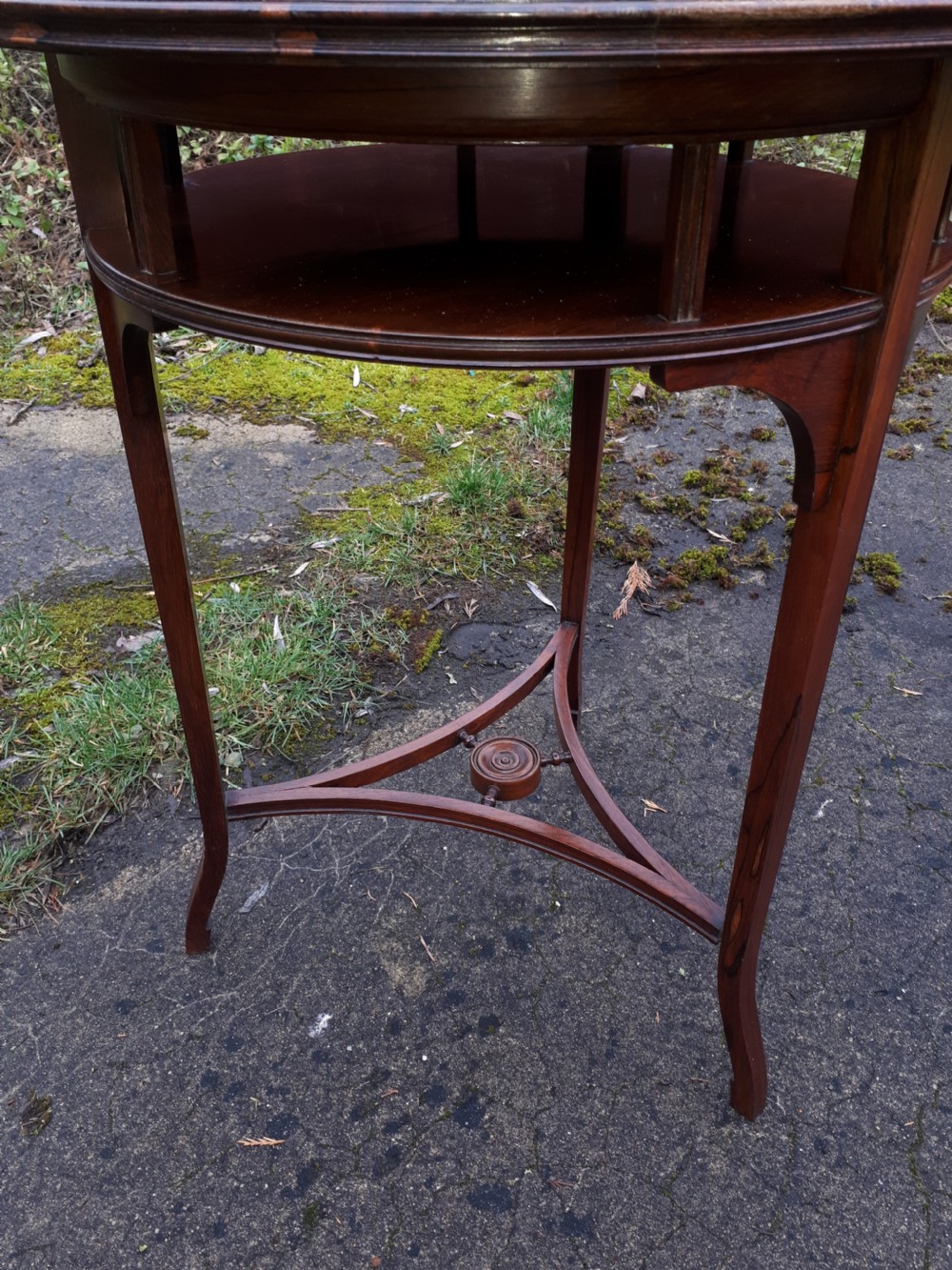 Late Victorian rosewood occasional table  View III