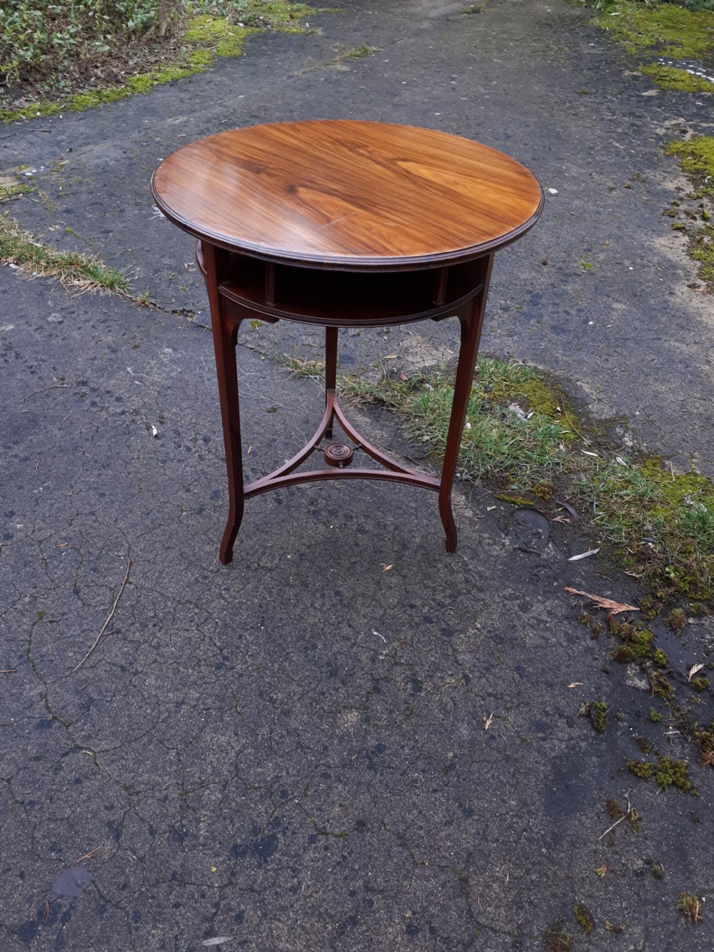Late Victorian rosewood occasional table  View V