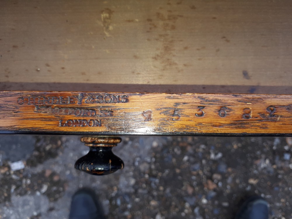 Very good free standing oak pedestal desk View V