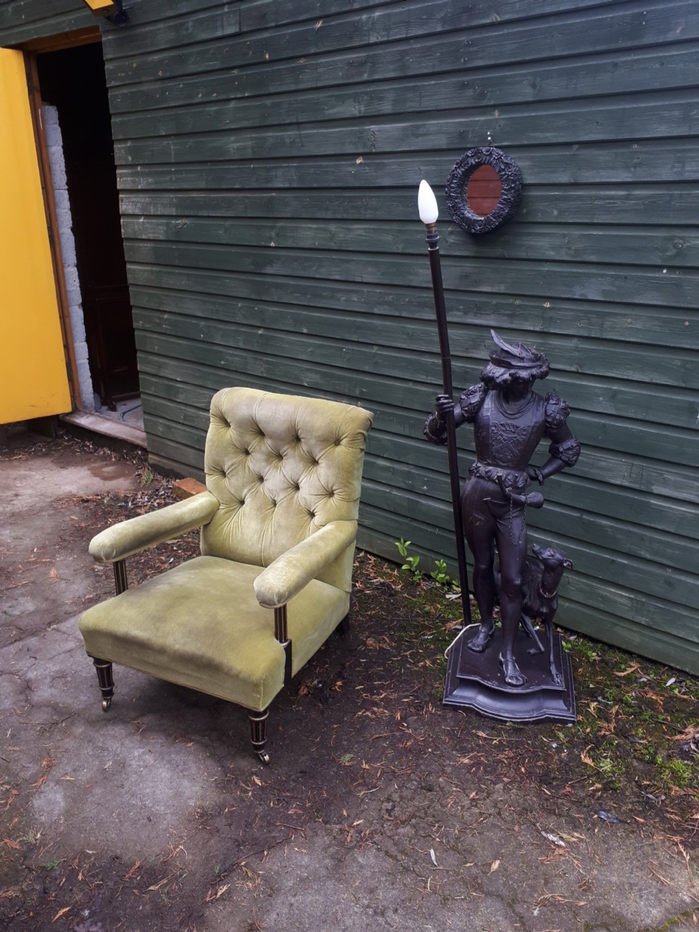 Unusual large floor standing lamp View II