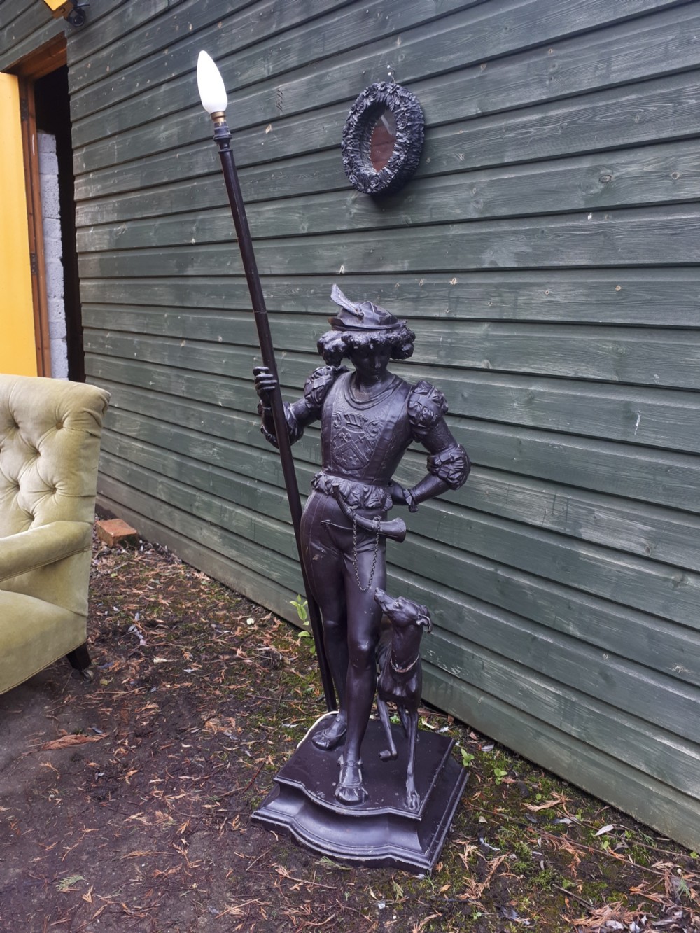 Unusual large floor standing lamp View III