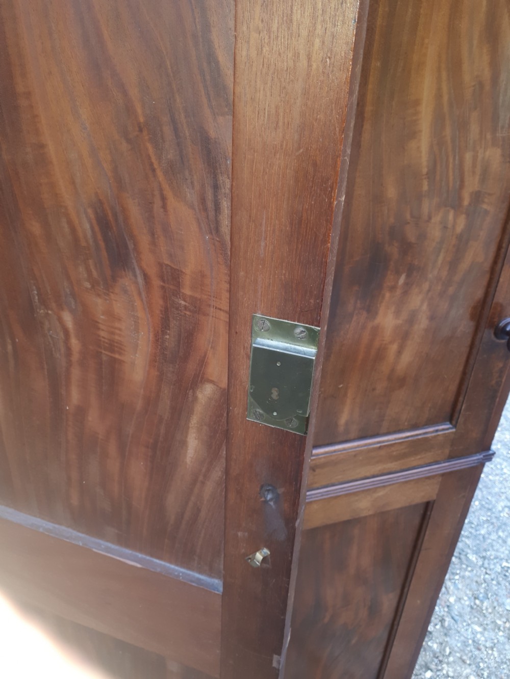 Useful pair of 19th century mahogany 