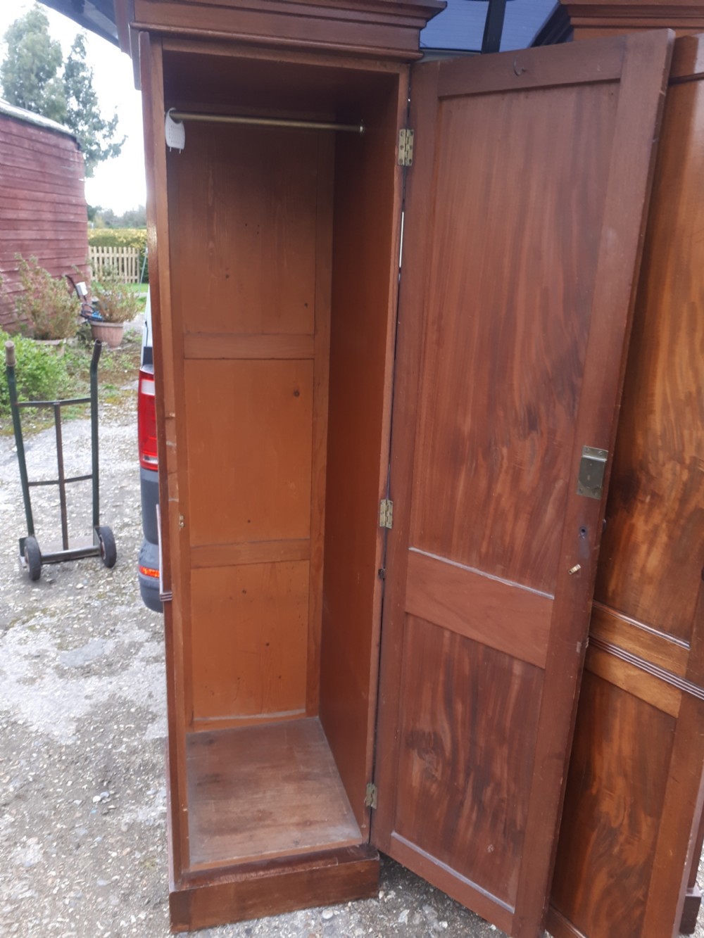 Useful pair of 19th century mahogany 