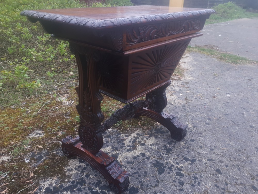 19th century Anglo-Indian side table View VII