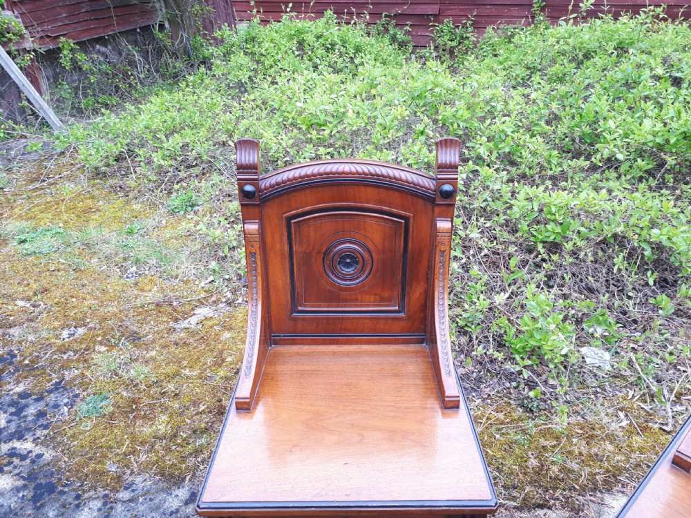 Good quality pair of larger than normal hall seats. View V
