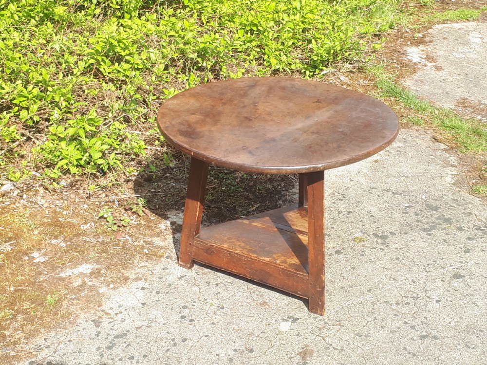 Antique cricket table. 