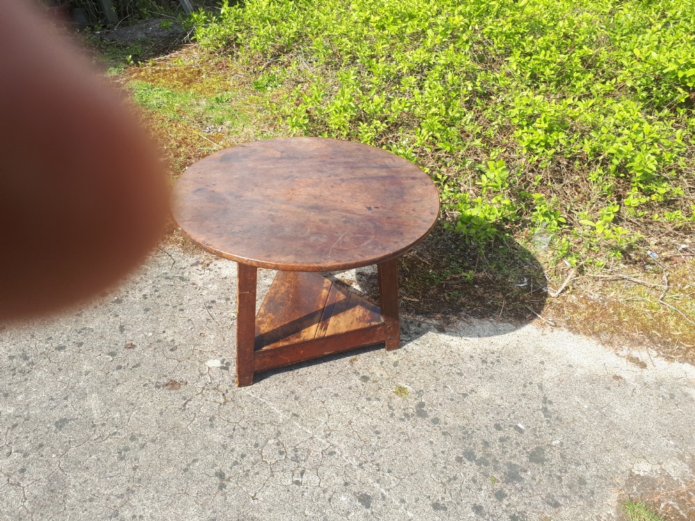 Antique cricket table.  View II