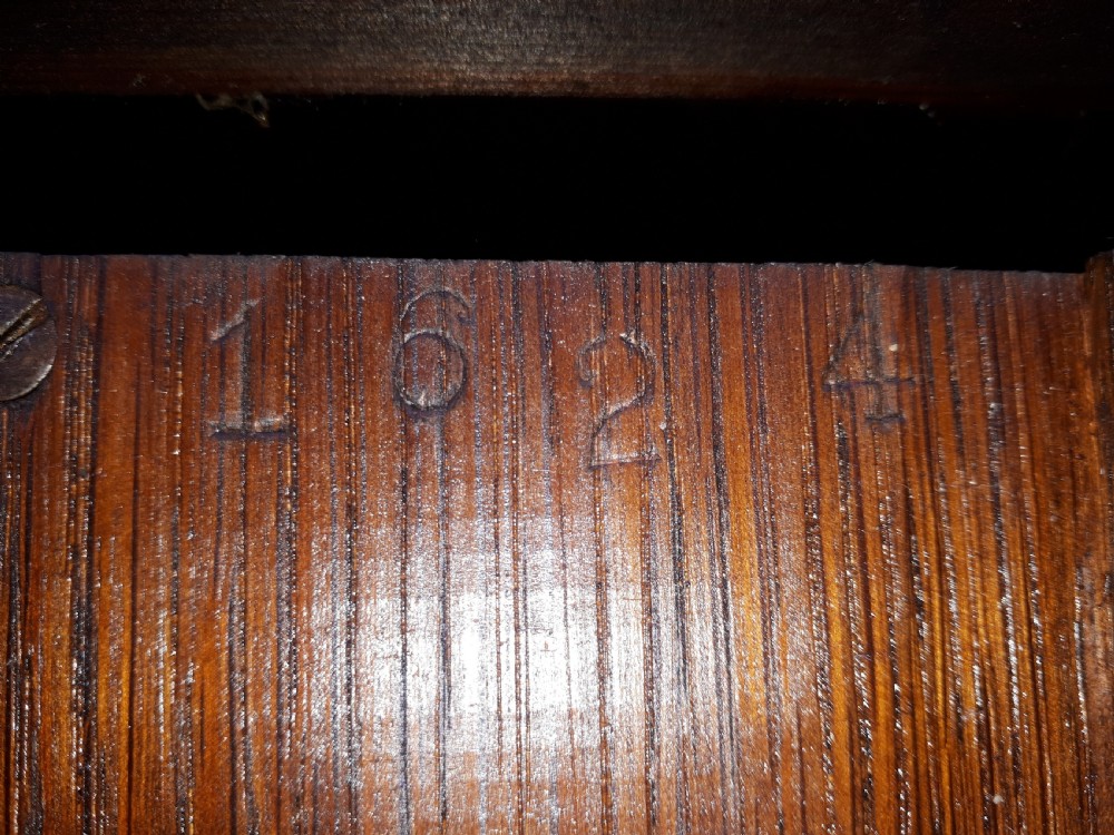 Waring & Gillow oak bookcase cabinet. View VI