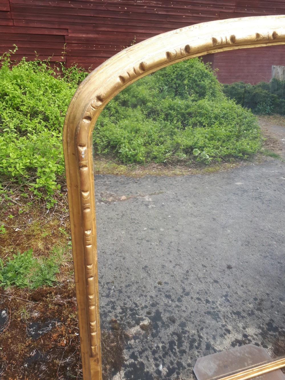 Large Victorian gilt mirror View IV