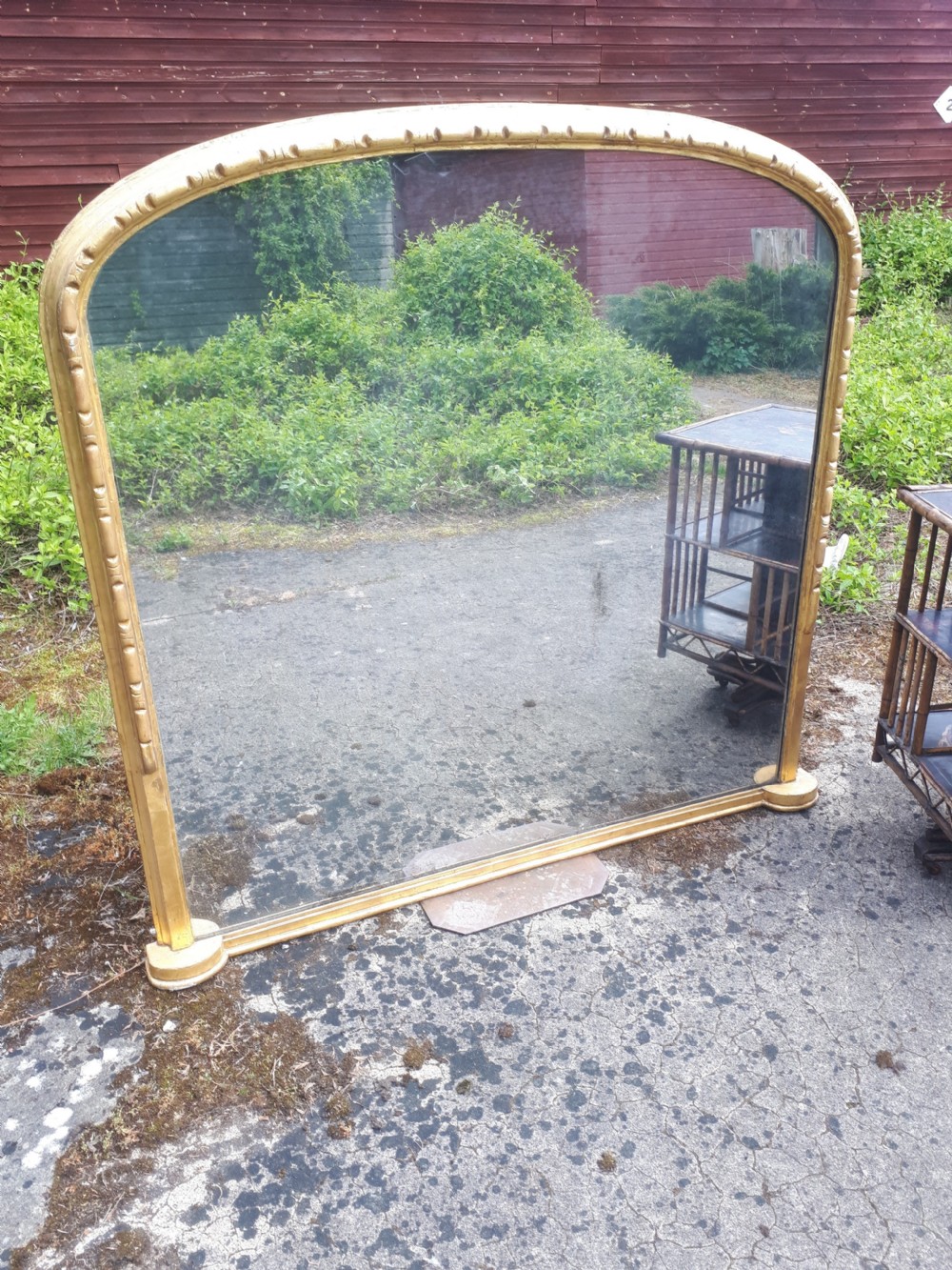 Large Victorian gilt mirror View V