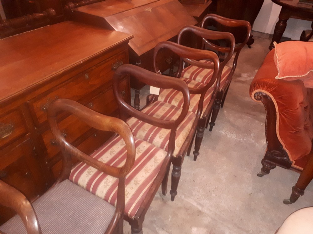 8 early Victorian dining chairs-£40 per chair. View VI