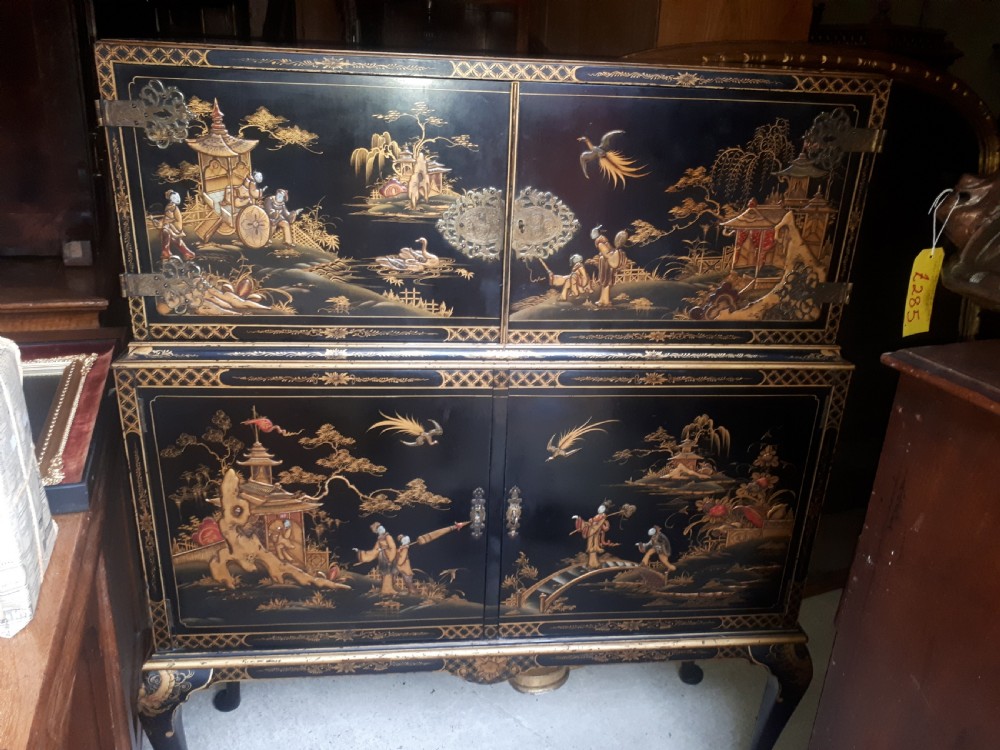 Good early 20th century lacquered cabinet  View IV