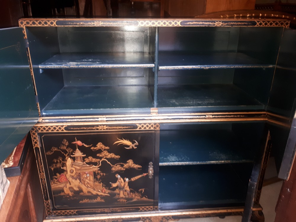 Good early 20th century lacquered cabinet  View VI