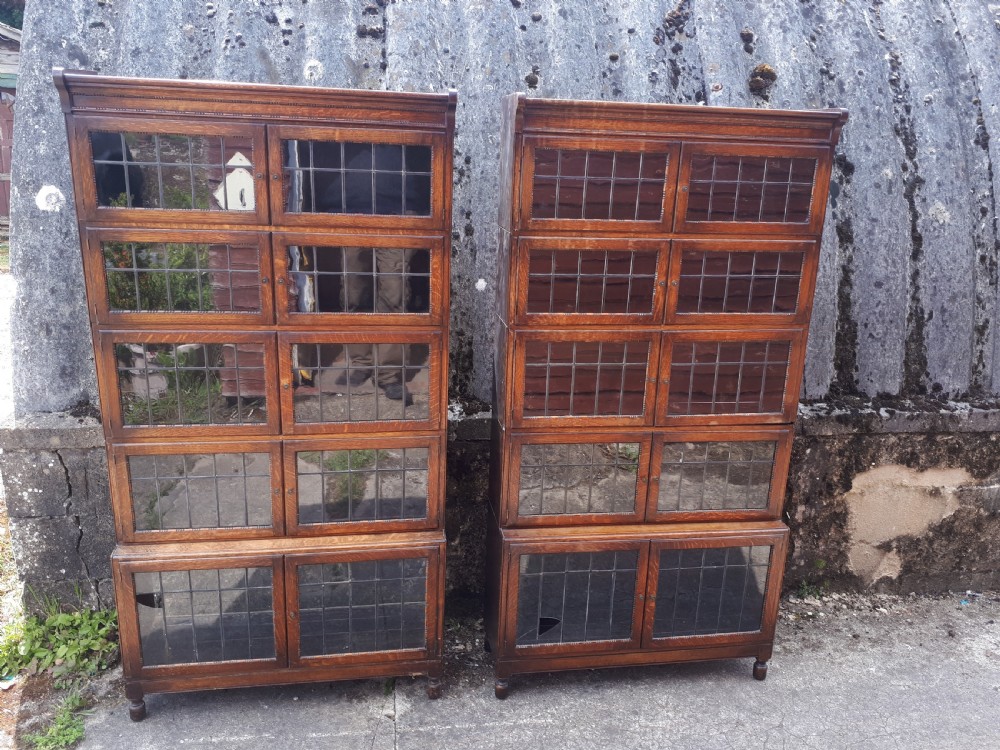 Pair of early 20th century oak Minty 