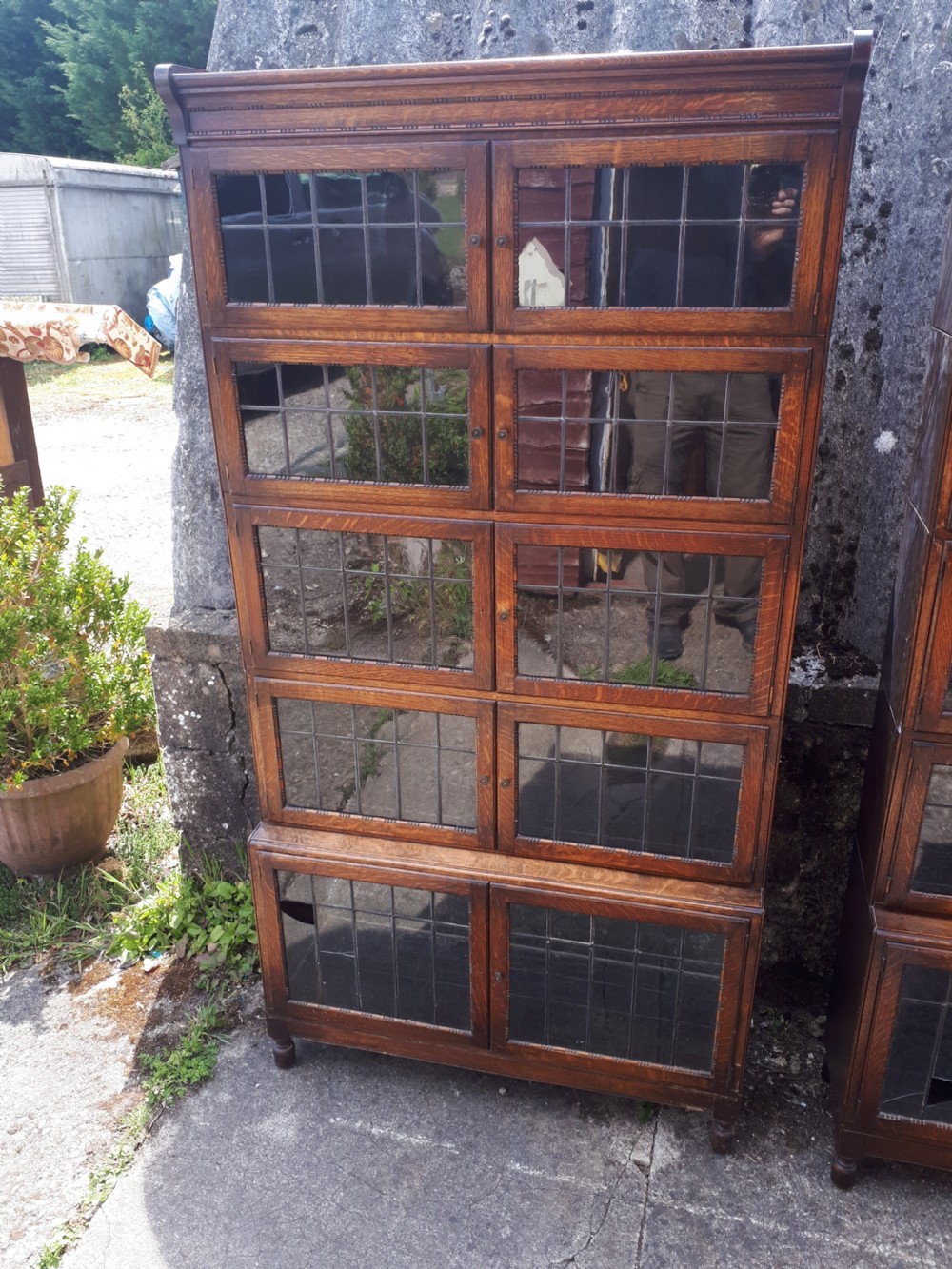 Pair of early 20th century oak Minty 