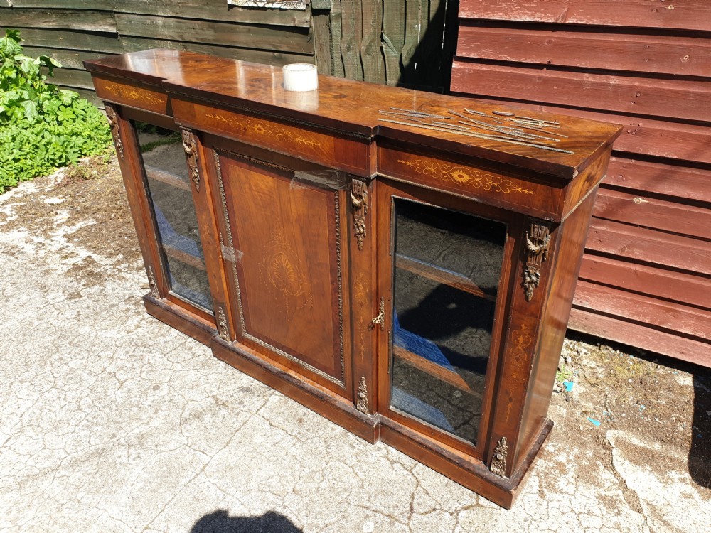 19th century inland 3 door side cabinet  View III