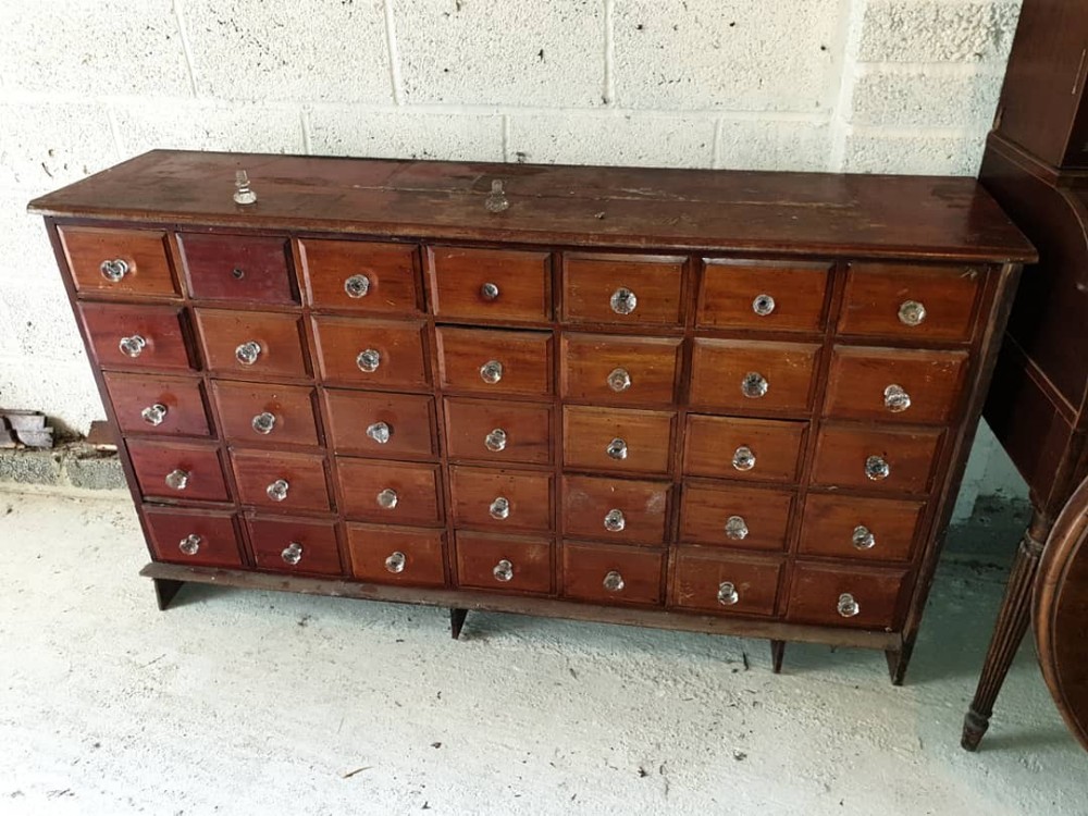 Bank of Chemist drawers