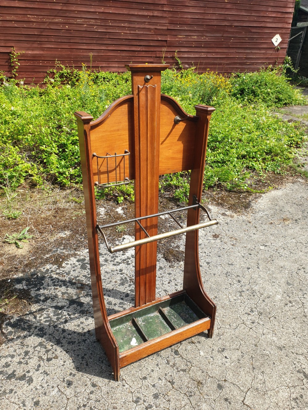 Late 19th century umbrella and stick stand View II