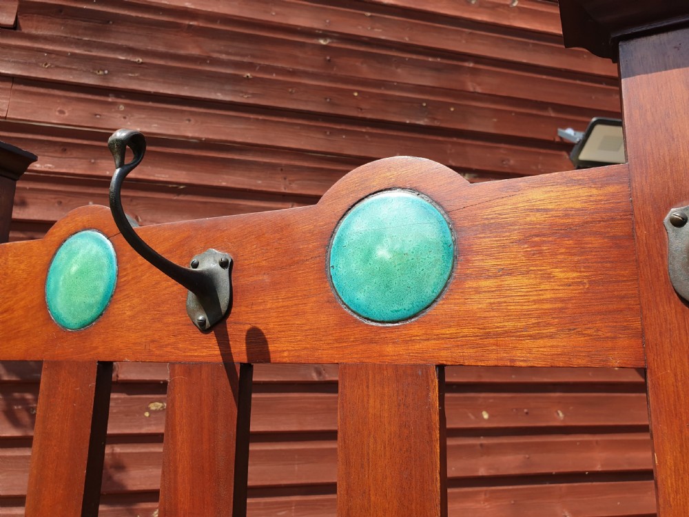 Small mahogany Art Nouveau hallstand View III