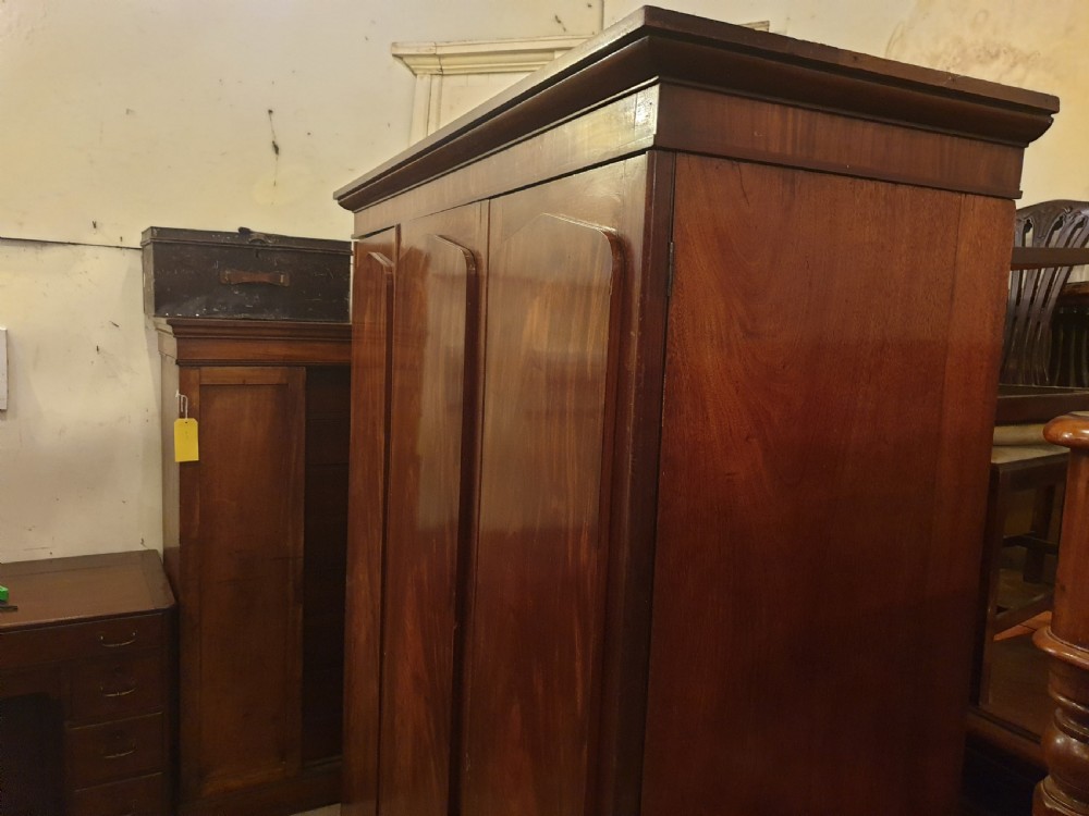 Neat and practical Early Victorian 3 door fitted wardrobe  View VII