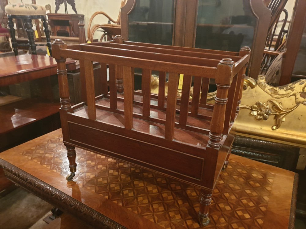Regency mahogany Canterbury  View III