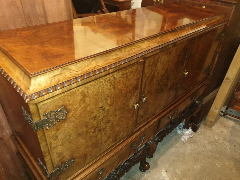 Good early 20th century walnut side cabinet.  View V