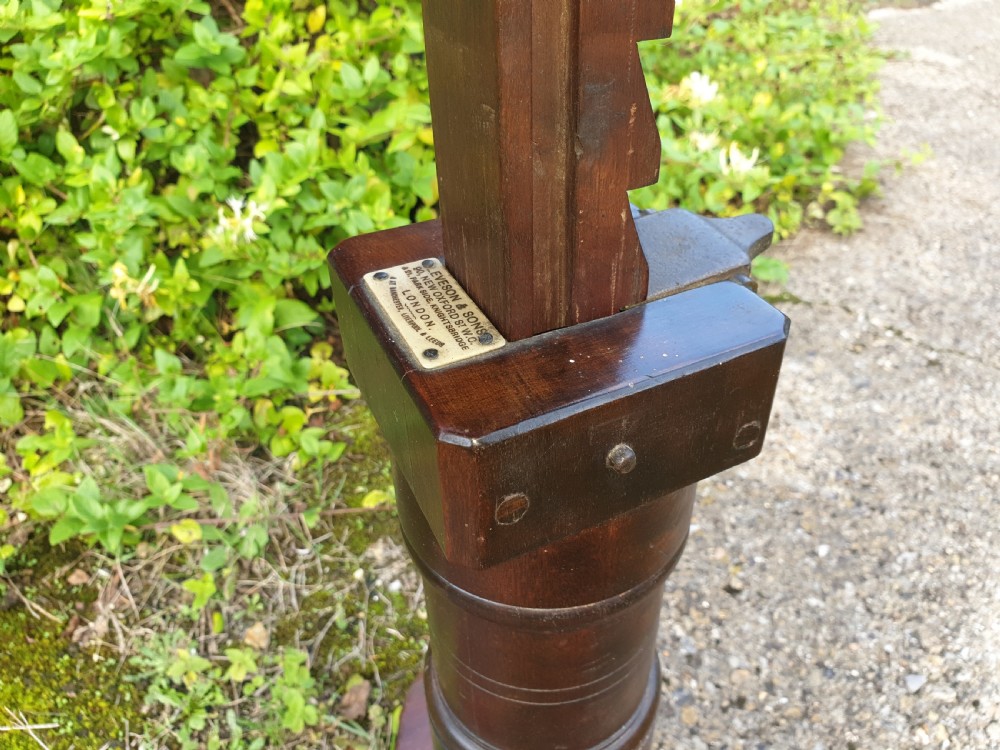 Late Victorian adjustable reading table View II