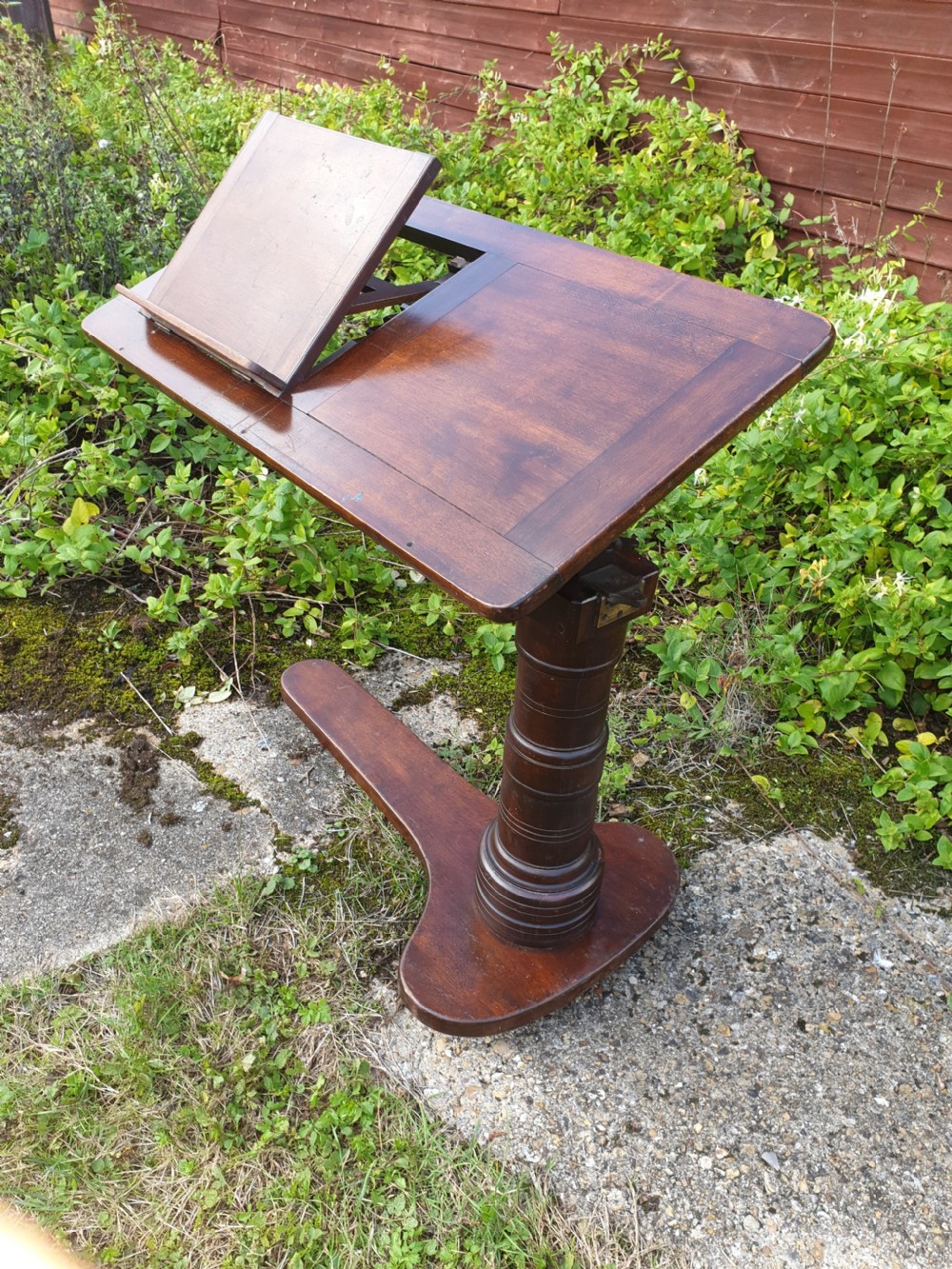 Late Victorian adjustable reading table View IV