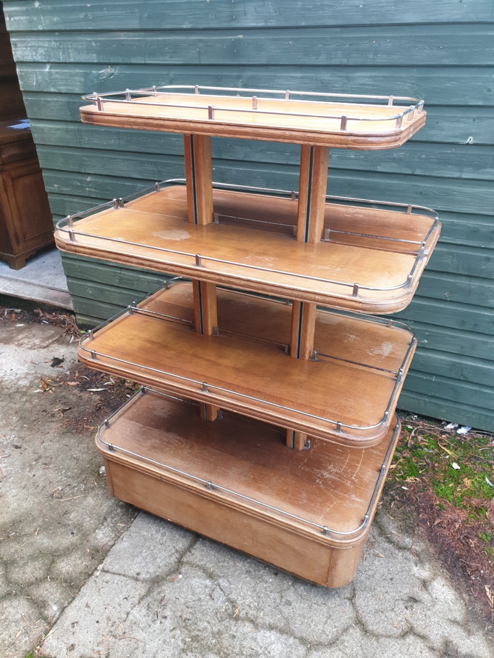 Early 20th century adjustable shop display stand View III