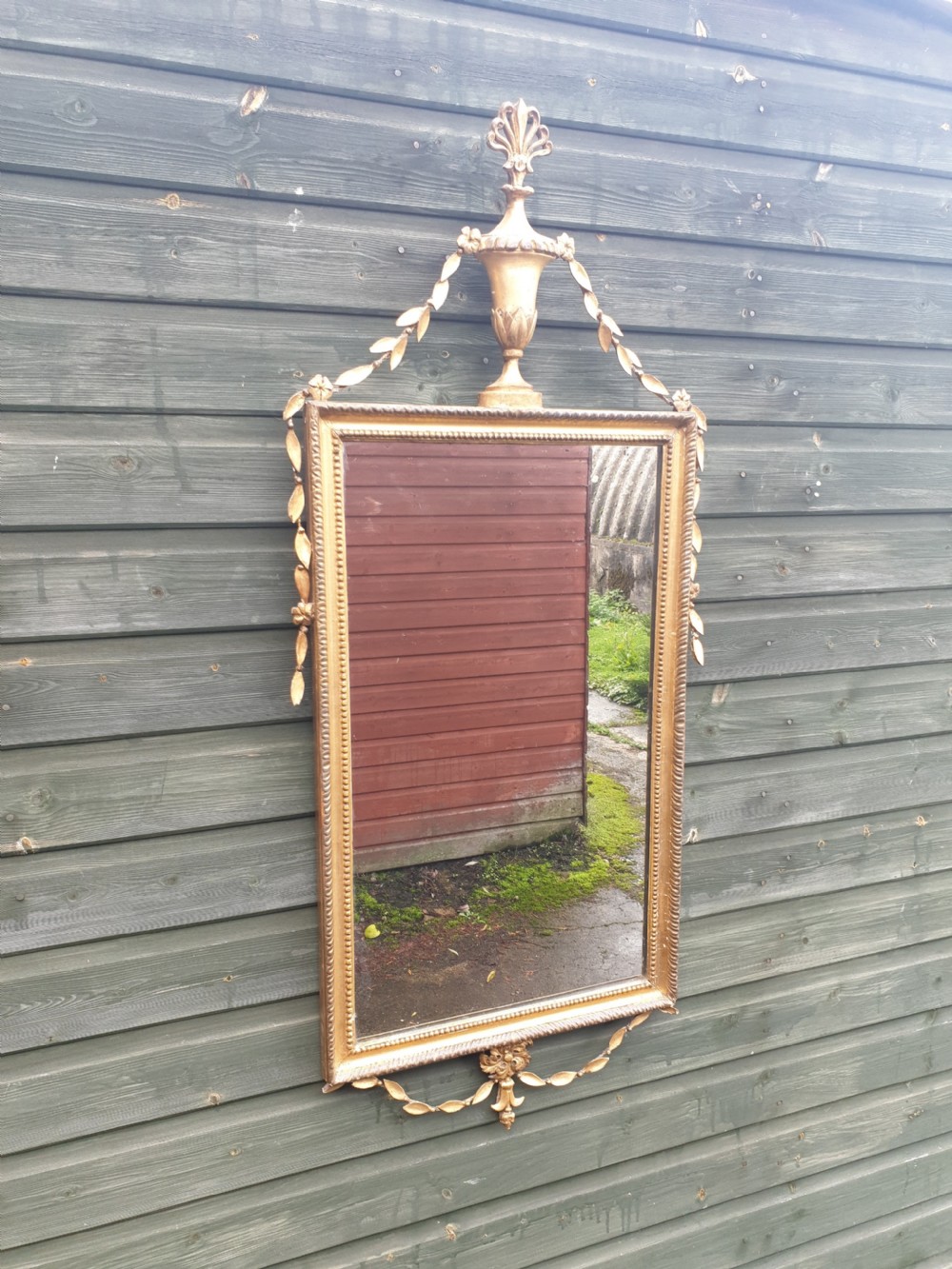19th century gilt wall mirror 